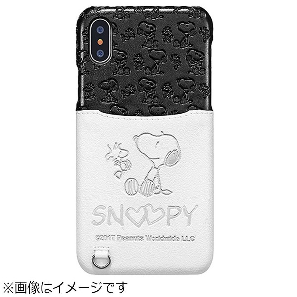Iphone X用 スヌーピー ポケットケース ホワイト ブラック Toei576 Iphonexケースの通販はソフマップ Sofmap