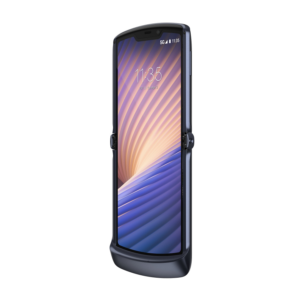 motorola razr 5G ポリッシュグラファイト「PAJR0005JP」Snapdragon 765 6.2型 メモリ/ストレージ： 8GB/ 256GB nanoSIM+eSIM ドコモ / au / ソフトバンクSIM対応 SIMフリースマートフォン ポリッシュグラファイト |Motorola(モトローラ)