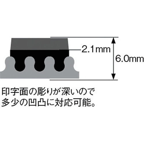 差替式ゴム印ユニラバーT-4(4mm)英数字・漢字セット 1730071