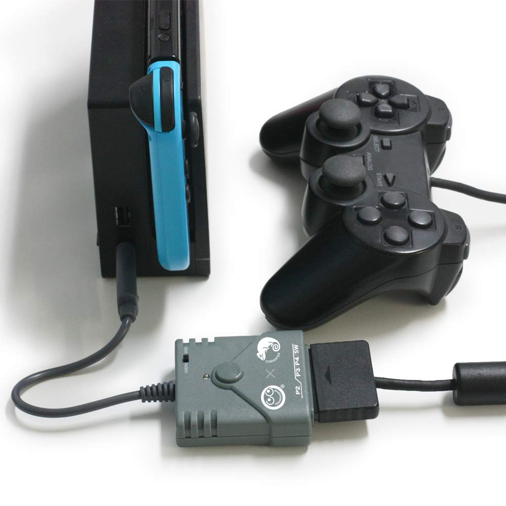スーパーコンバーター（PS4/PS3/Switch用）PS2/PS1用コントローラ対応 