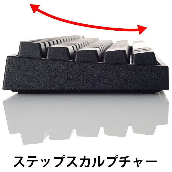 キーボード Cherry MX 青軸 ProgresTouch RETRO TINY ブラック AS 