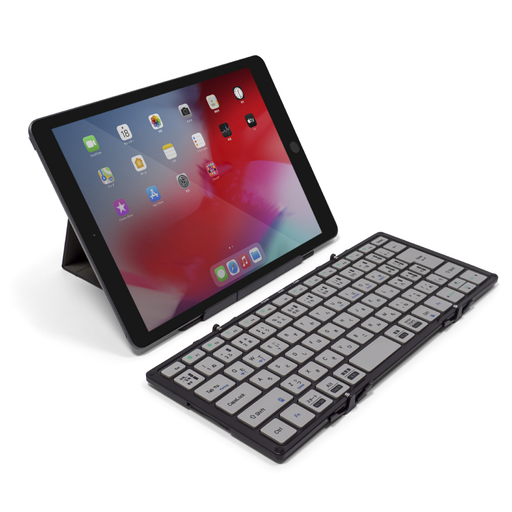 ワイヤレスキーボード bluetooth USB パソコン iPad 222 - PCパーツ