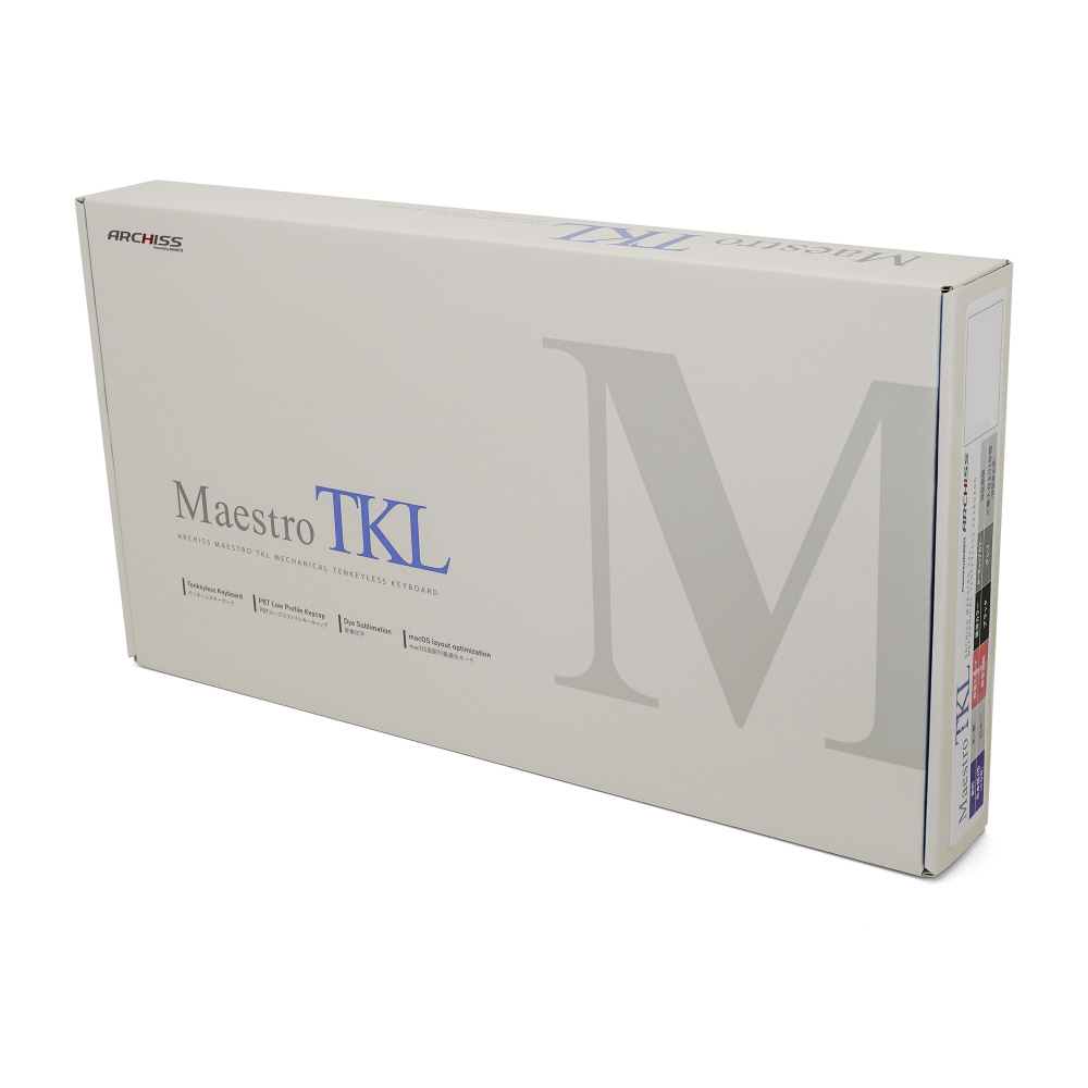 キーボード Maestro TKL(赤軸・英語配列)(Mac/Windows11対応) AS-KBM87