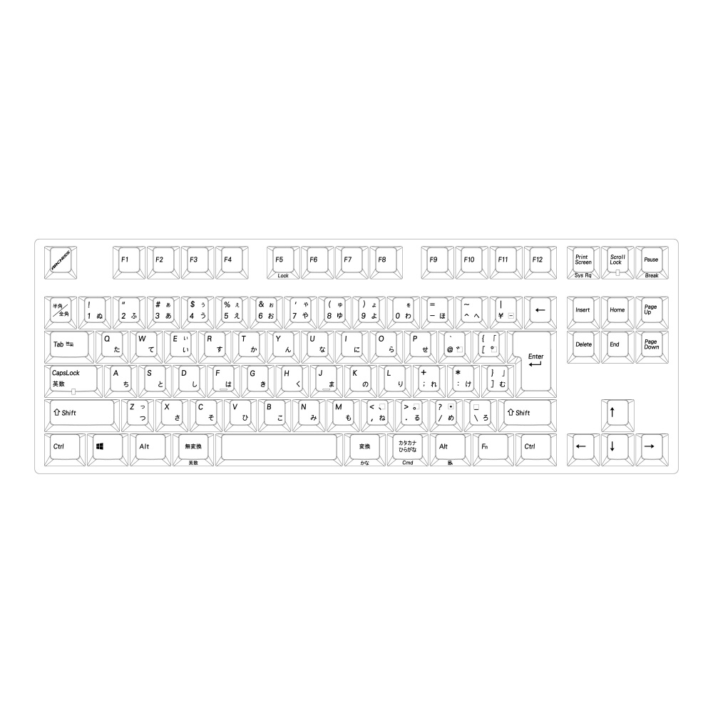 キーボード Maestro TKL(静音赤軸)(Mac/Windows11対応) AS-KBM91/SRGBA