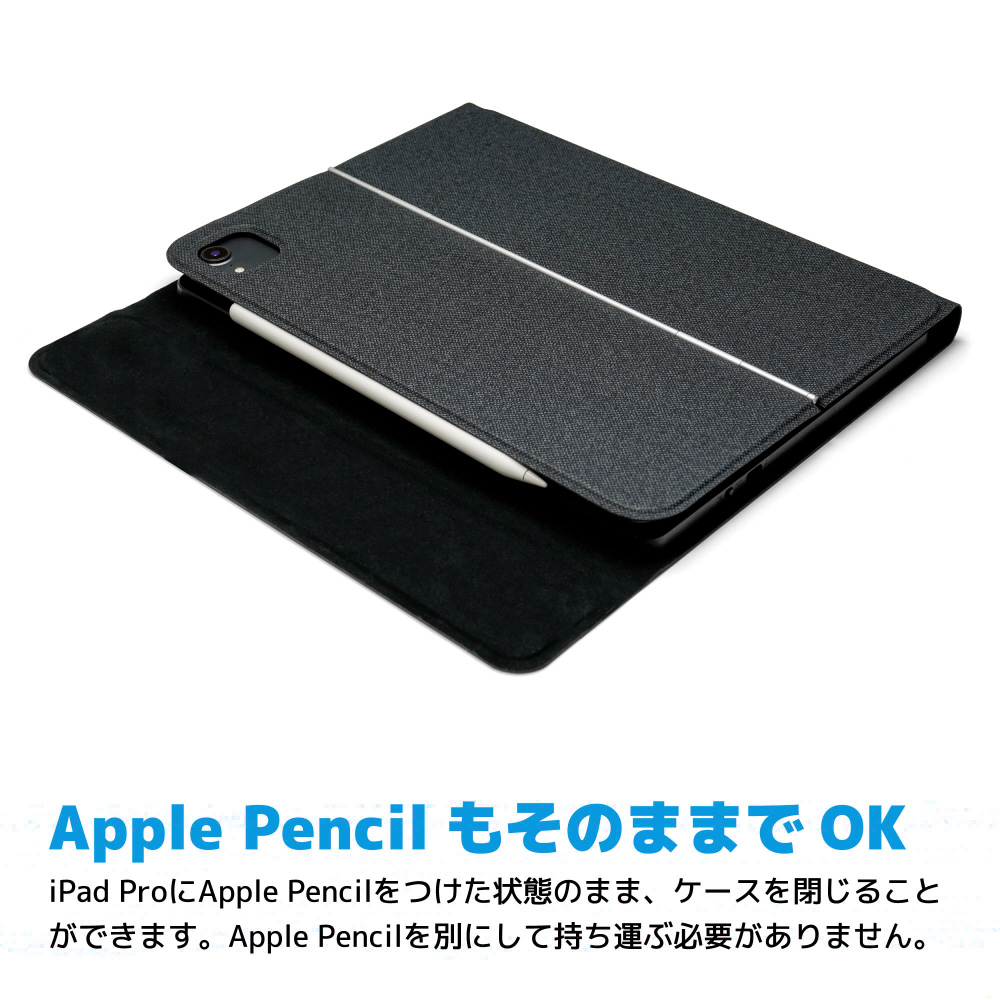 10.9インチ iPad Air（第4世代）、11インチ iPad Pro（第3/2/1世代）用 キーボード・タッチパッド・スタンド一体型ケース  Clamshell Keyboard with Touch Pad for iPad ブラック  AM-KBTC11US｜の通販はソフマップ[sofmap]