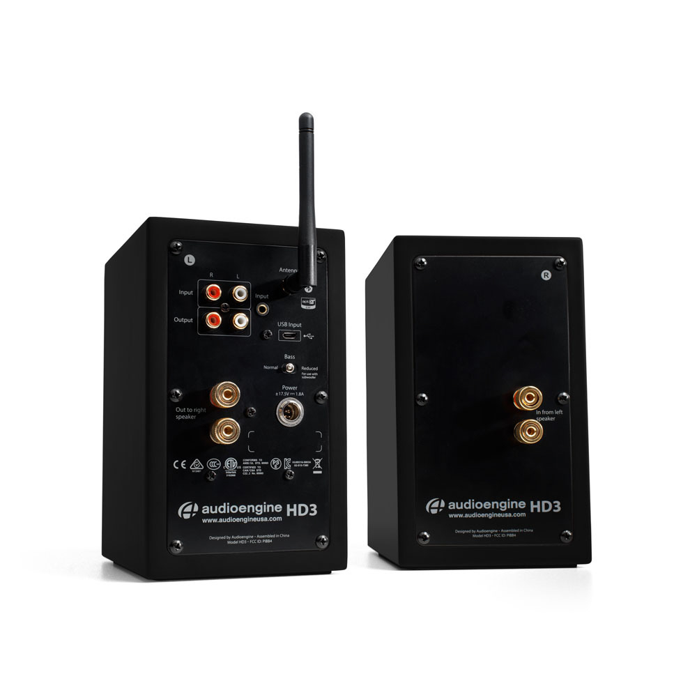AUDIOENGINE HD3 ワイヤレススピーカー（カラー：サテン・ブラック