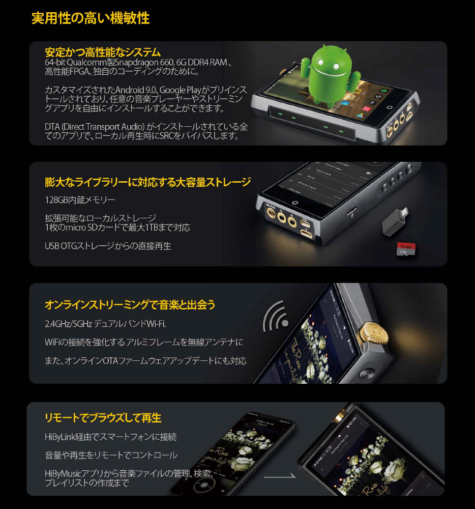 ハイレゾポータブルプレーヤー Cayin N8ii SPK-A002 ［ハイレゾ