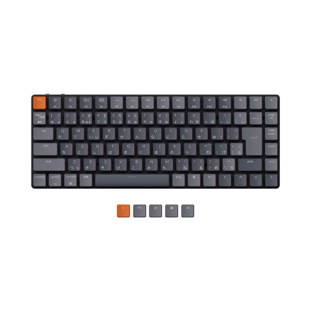 キーボード K3 RGBライト(赤軸) K3-87-Optical-RGB-Red-JP ［有線