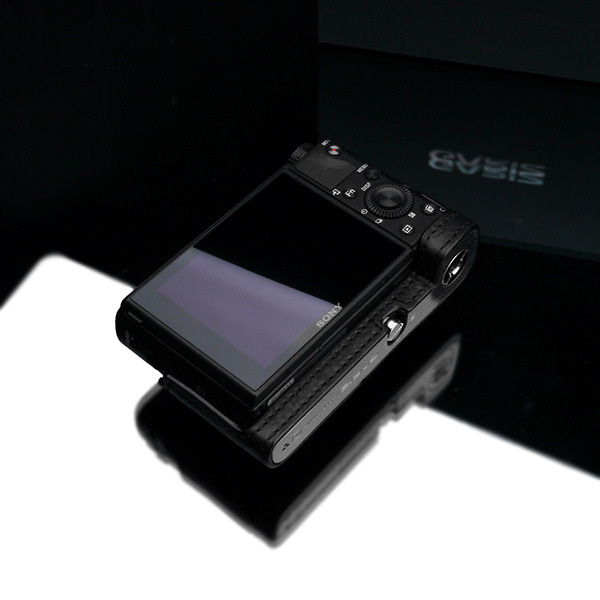 SONY RX100 VII 用 本革カメラケース HG-RX100M7BK ブラック｜の通販は