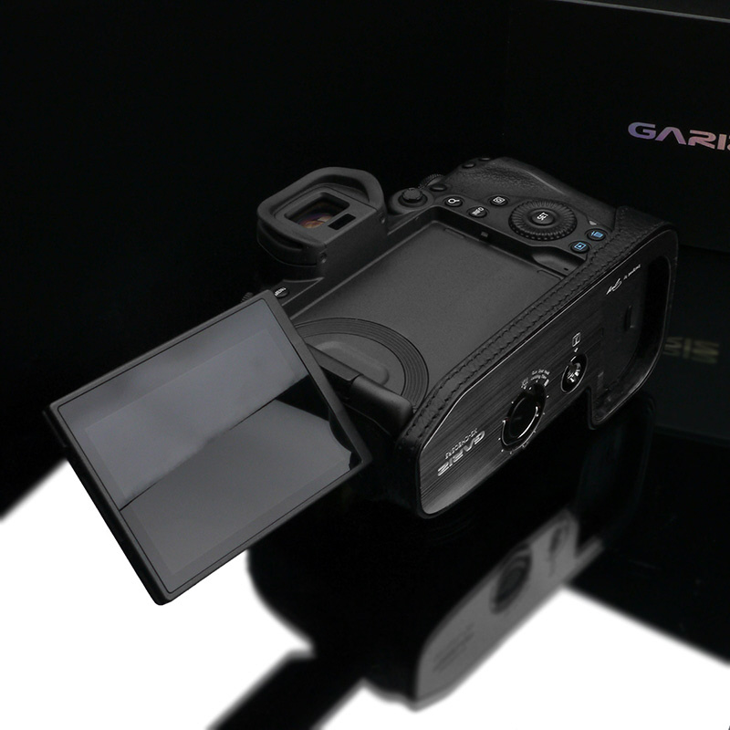 Canon EOS R5/R6 兼用 本革カメラケース ブラック XS-CHEOSR5BK