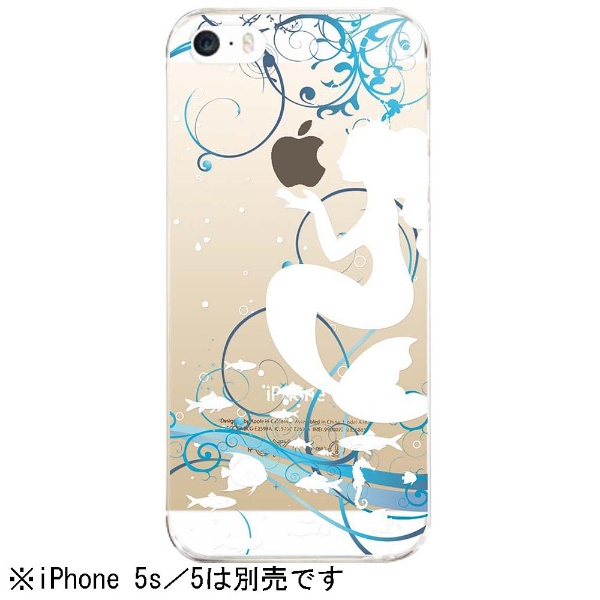 iPhone 5s／5用　クリアハードケース Clear Arts （人魚姫 ホワイト）　08-ip5-ca0100a
