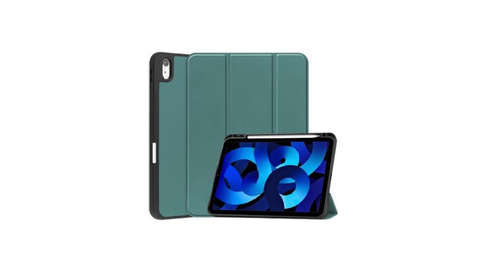 10.9インチ iPad（第10世代）用 Apple Pencil収納付きケース グリーン
