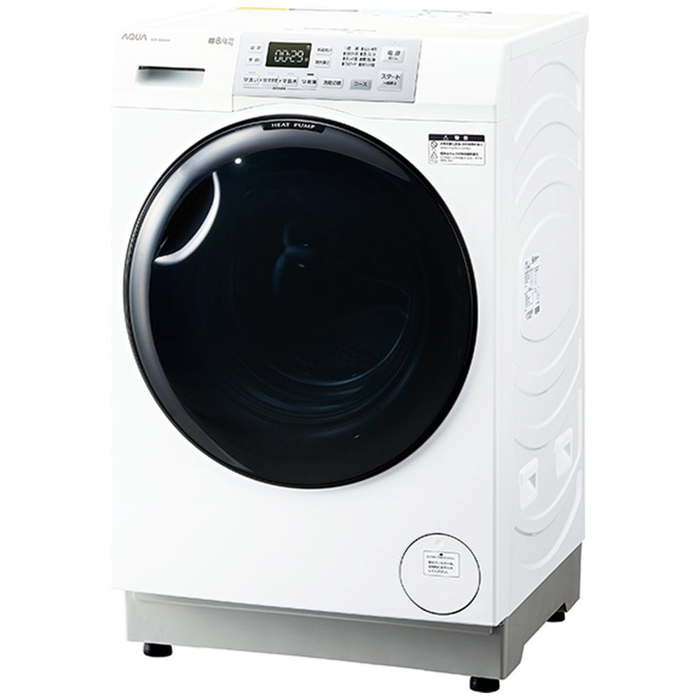 ドラム式洗濯乾燥機 AQUA ホワイト AQW-SD8A-R(W) ［洗濯8.0kg /乾燥