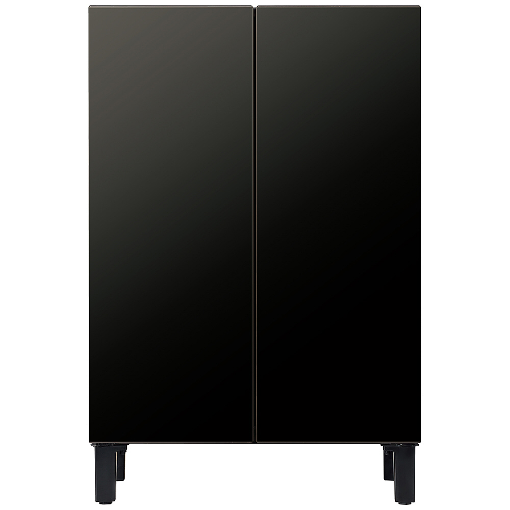 冷蔵庫 マットブラック AQR-FD7B-K ［幅60cm /72L /2ドア /観音開き
