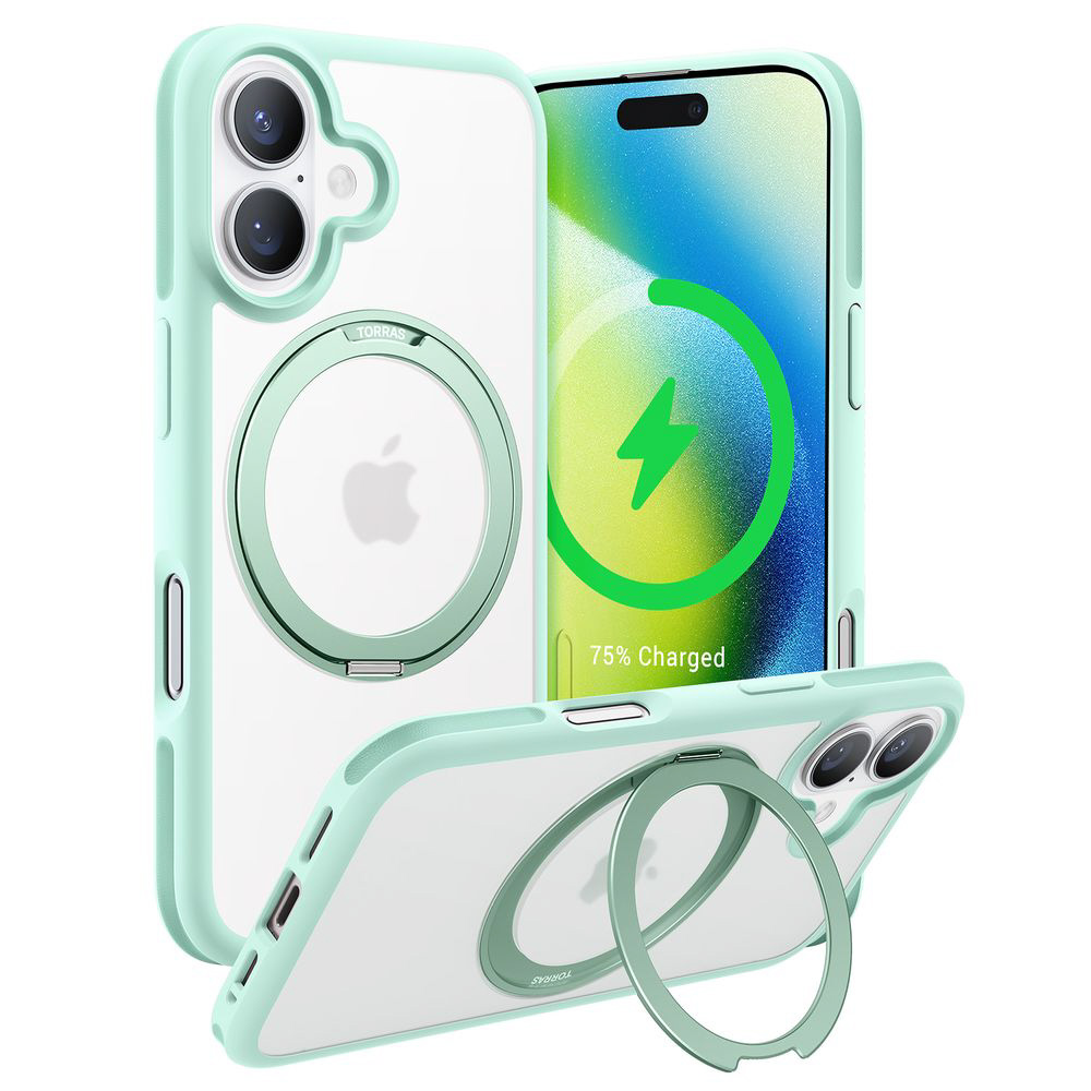 iPhone 13 Pro 128GB グリーン　美品　TORRASケース Torras - Ostand R Fusion case for iPhone 16 Plus（6.7インチ