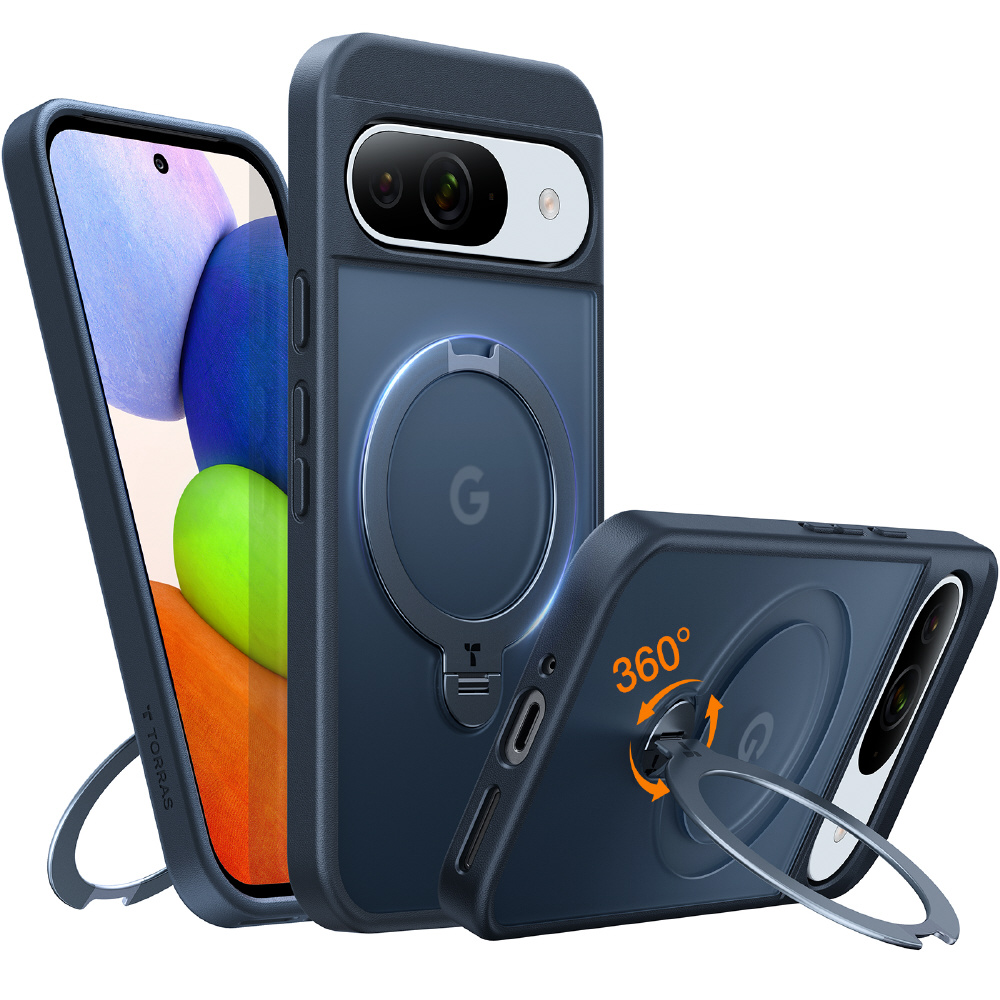 Torras - Ostand Spin for Google Pixel 9/9 Pro [ Black ]｜の通販は