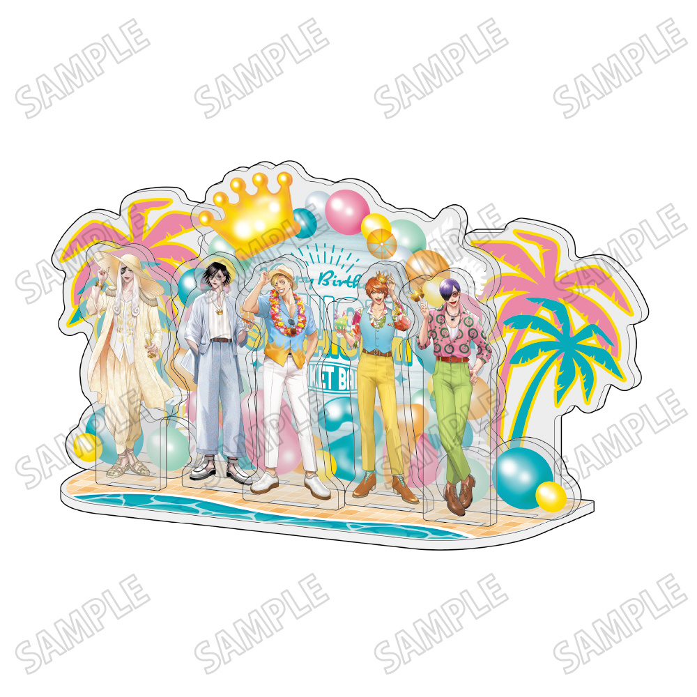 シャンシャン様♡専用♡リーリー♡碧峰峡凱旋おみやげマスコット♡フルセット＋α ジャンケットバンク』 描き下ろしアクリルジオラマ【サマーパーティー