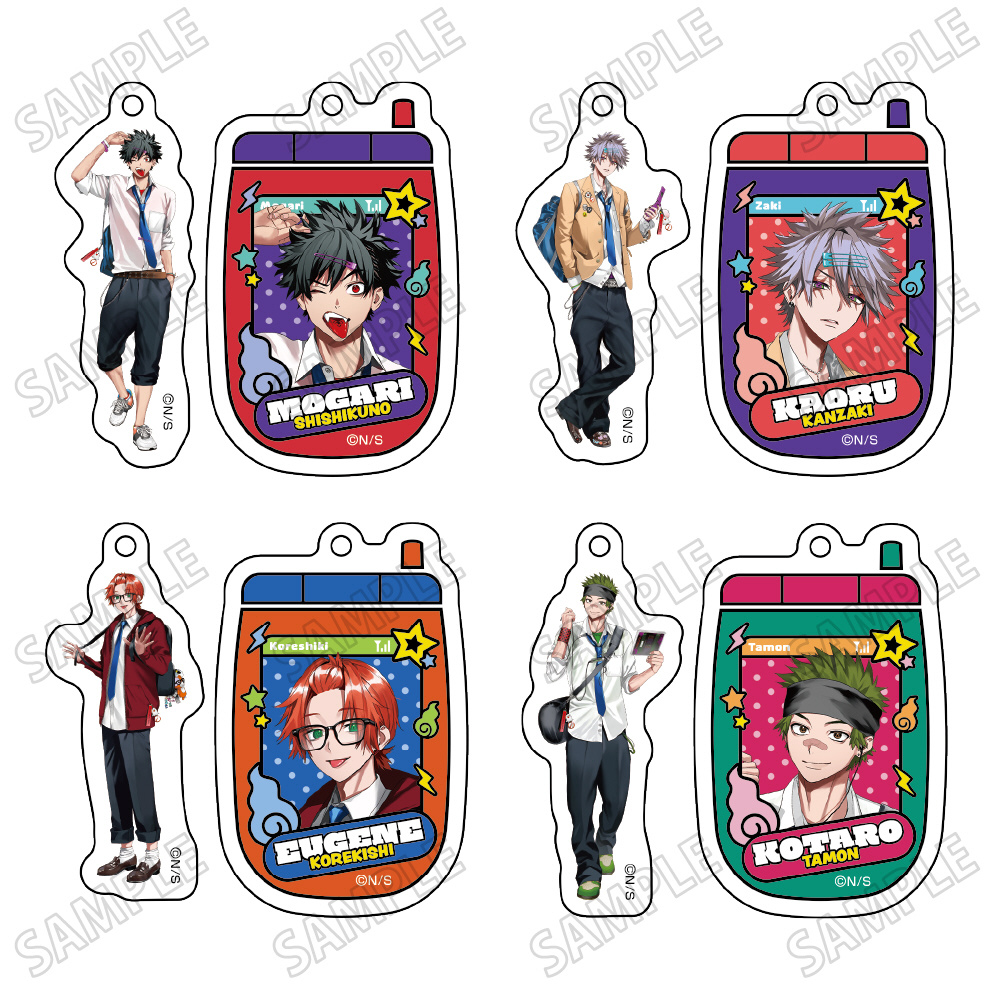 ファントムバスターズ」 描き下ろしアクリルキーホルダーコレクション