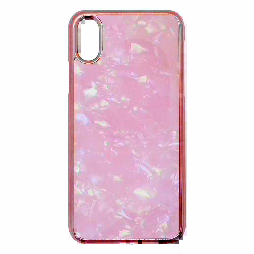 iPhoneXR アセチケース ピンクホロ ピンク Hash feat.#F｜の通販は