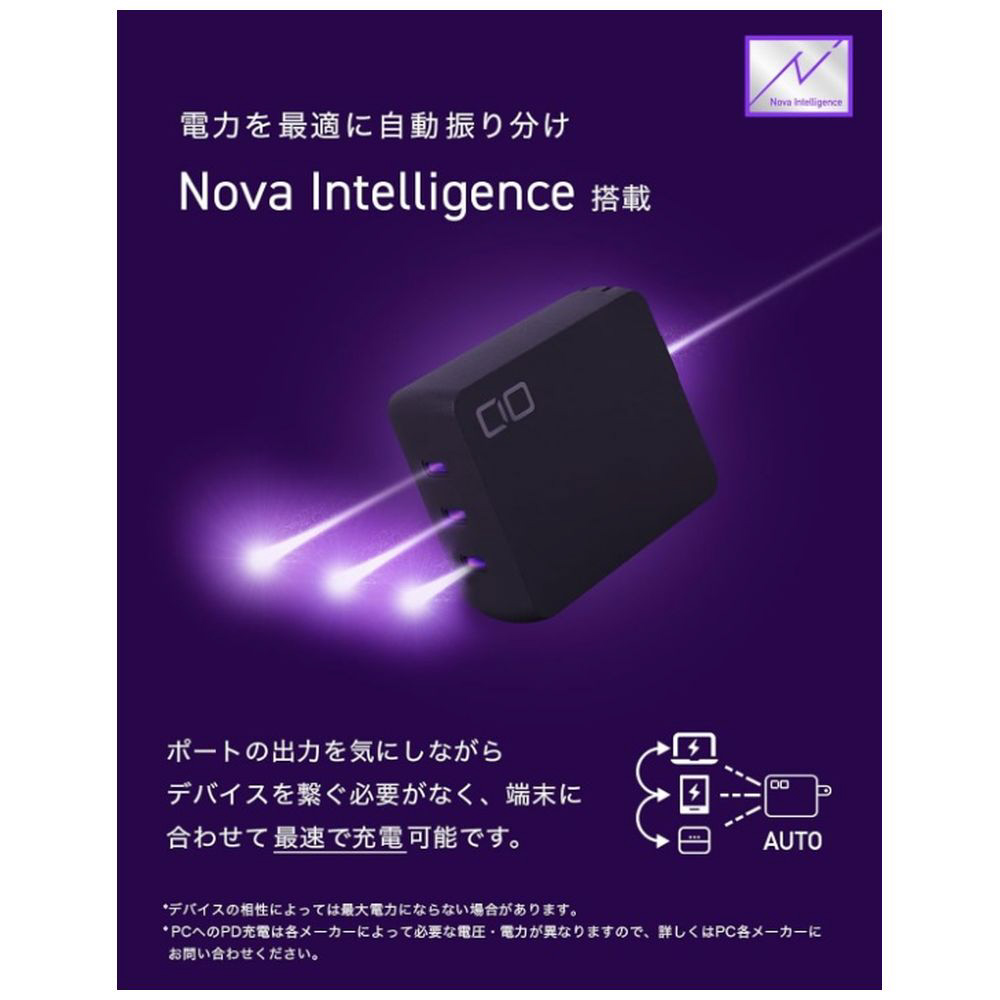 CIO NovaPort TRIO 140W white ホワイト(ささ) NovaPort TRIOⅡ 140W3C | 株式会社CIO（シーアイオー）公式HP