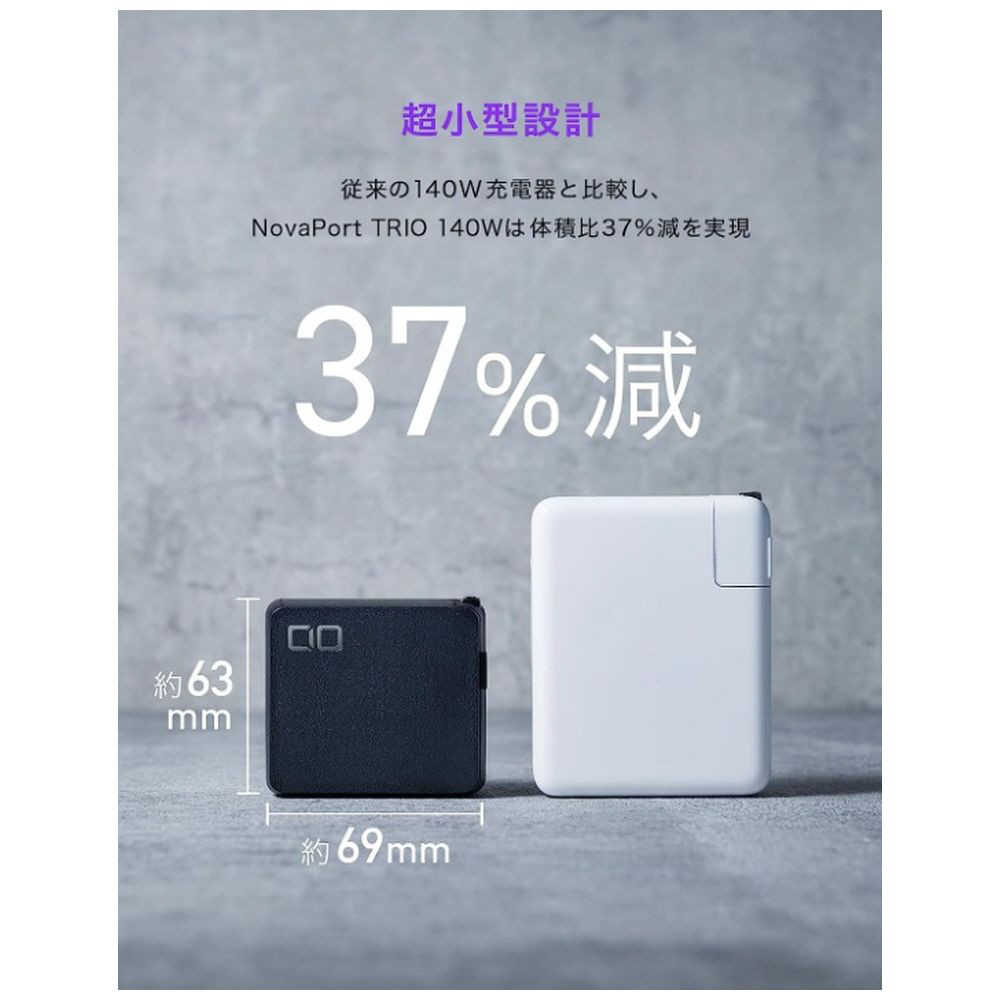 CIO NovaPort TRIO 140W white ホワイト(ささ) CIO史上最高峰140W！これ一台ですべて解決 NovaPort TRIO2