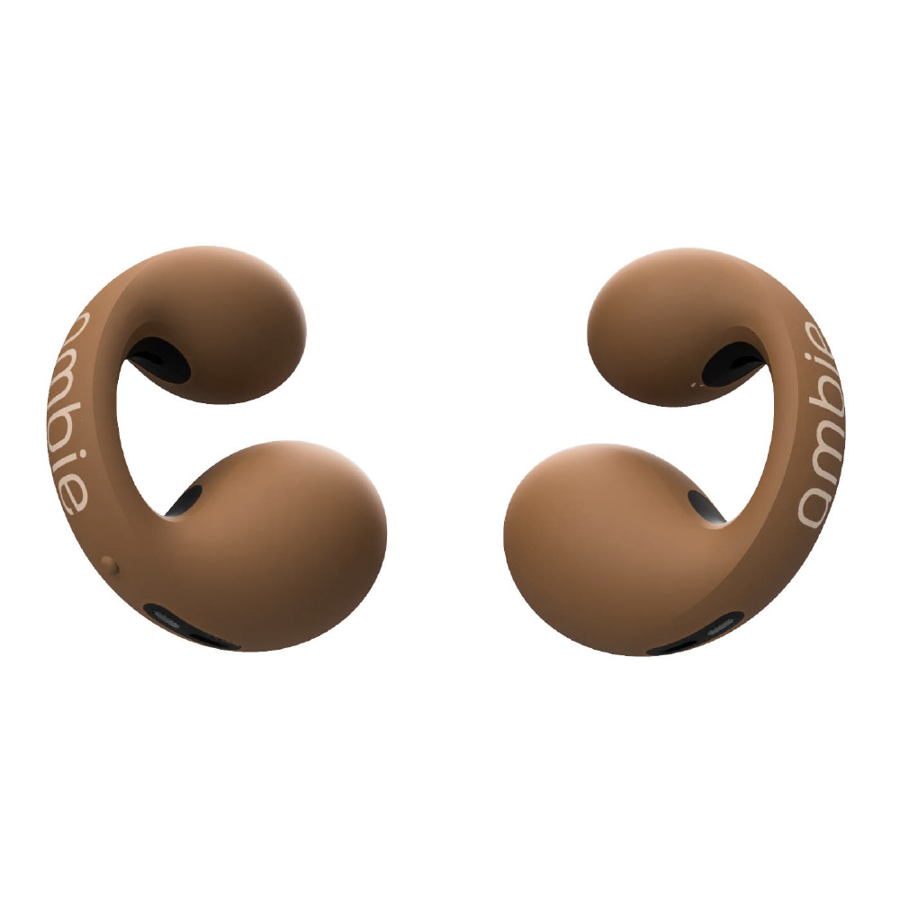 フルワイヤレスイヤホン ambie sound earcuffs Mocha AM-TW01MCC