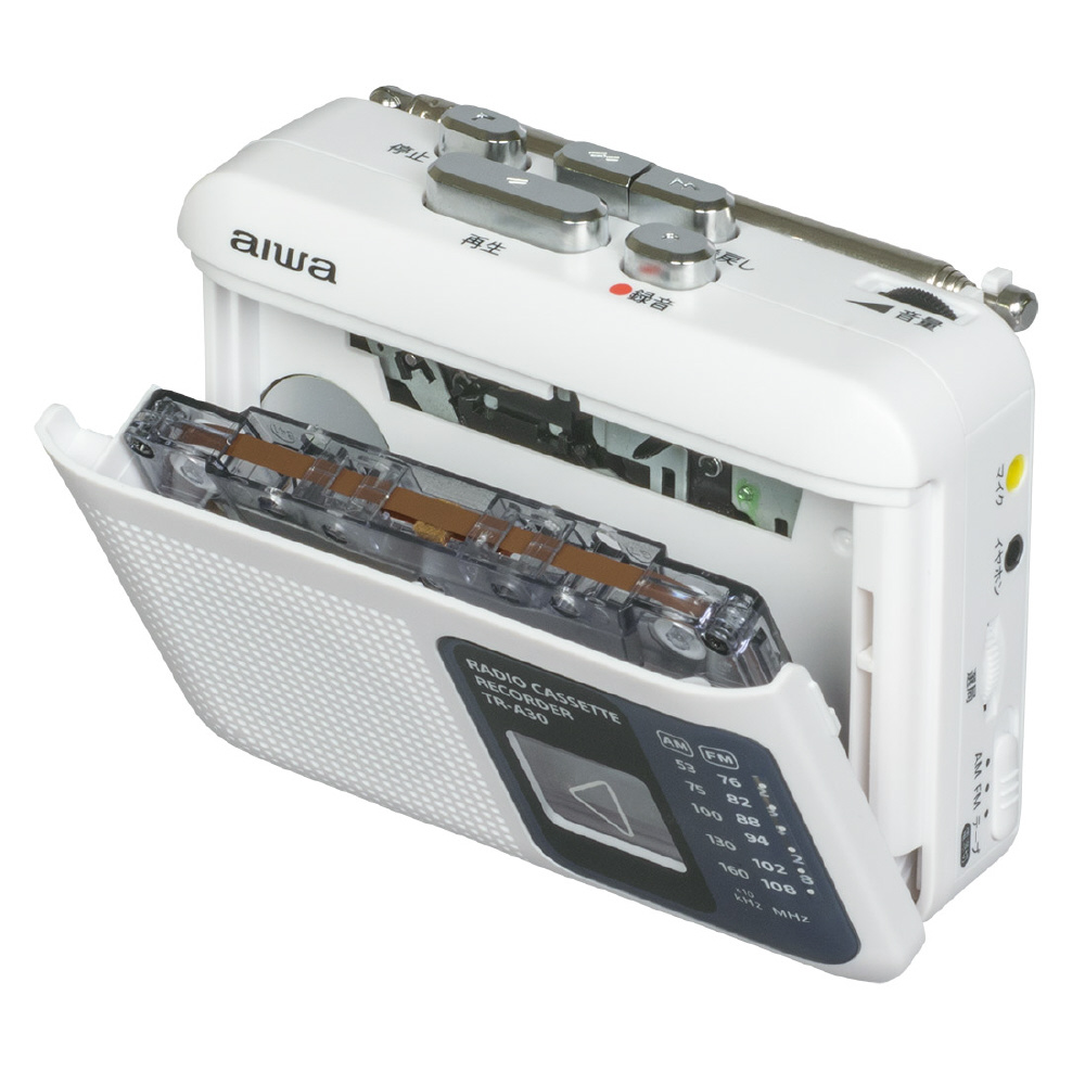 アイワ ラジオカセットレコーダー TR-A40B - ポータブルプレーヤー