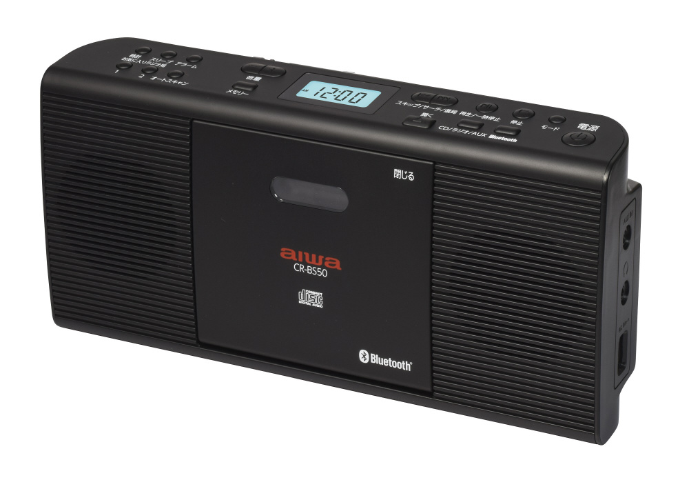 アイワ CR-BS50B ブラック Bluetooth対応 CDラジオ AIWA - ミニコンポ