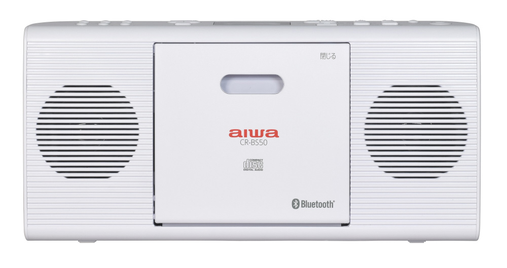 アイワ 2way電源対応 薄型CDラジオ ホワイト CR-BS50W 1台 アイワ 2way電源対応 薄型CDラジオ ホワイト CR-BS50W 1台