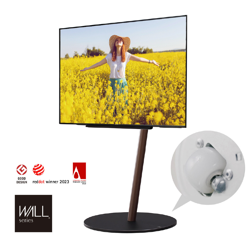 45～80V型対応 テレビスタンド WALL A2 ラージタイプ ウォールナット