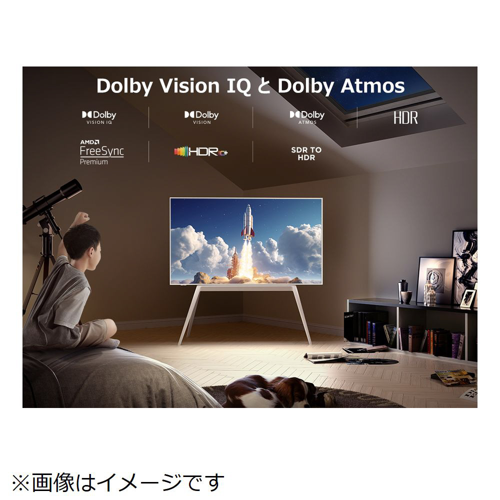 液晶テレビ 金属製・白色 55A300W ［55V型 /Bluetooth対応 /4K対応 /BS