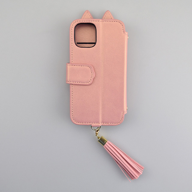 iPhone 12 mini 5.4インチ対応 ケース Tassel Tail Cat Flip Case ピンク  UNI-CSDIP20M-2TTCPK｜の通販はソフマップ[sofmap]