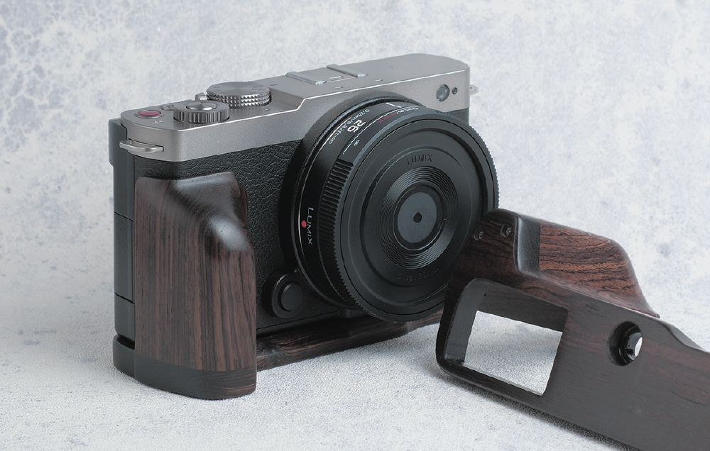 カメラウッドグリップ S9-GP Panasonic LUMIX S9用 黒檀 ダーク