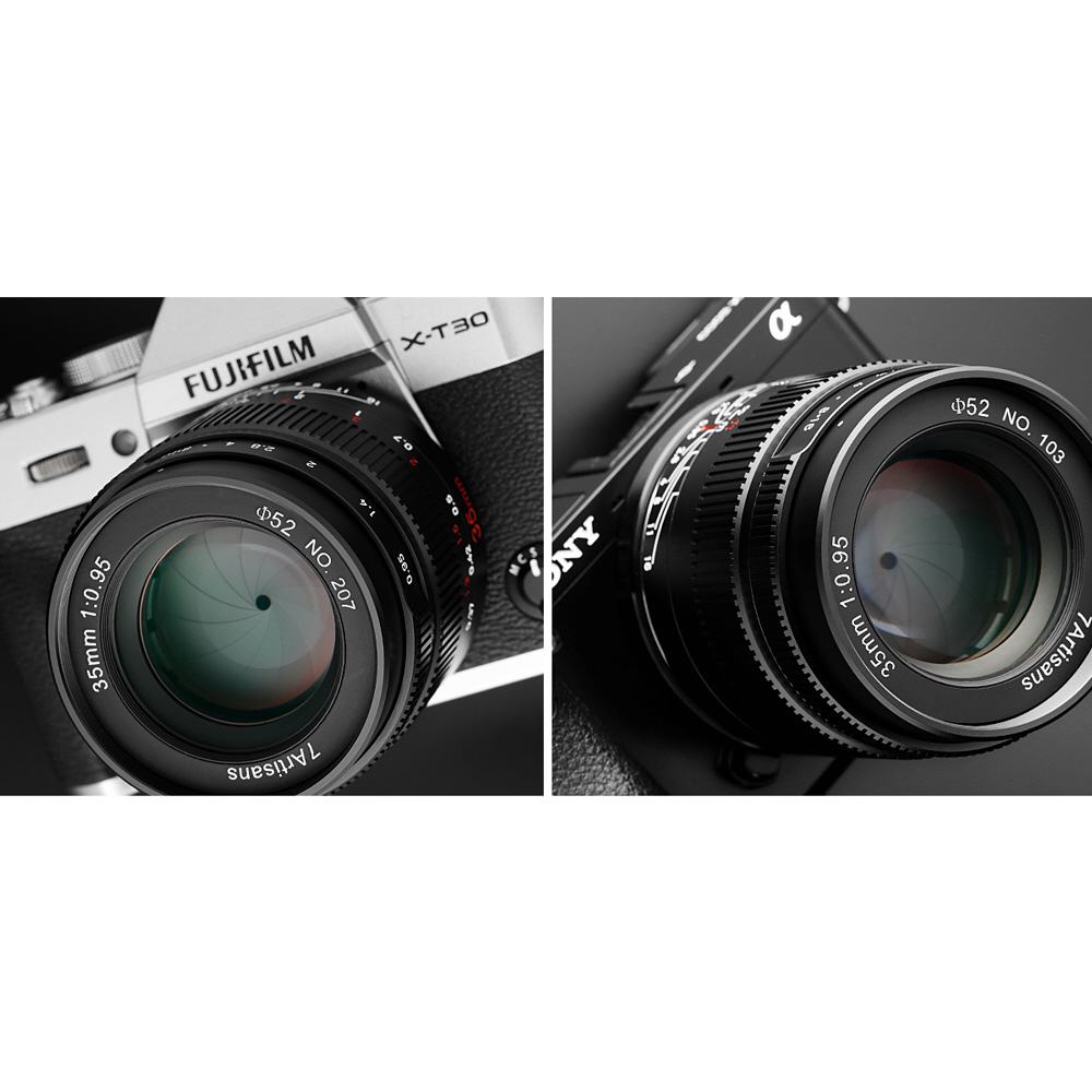 完成品 七工匠 7Artisans 35095MB 35mm F0.95 キヤノンEF-M用 - 通販