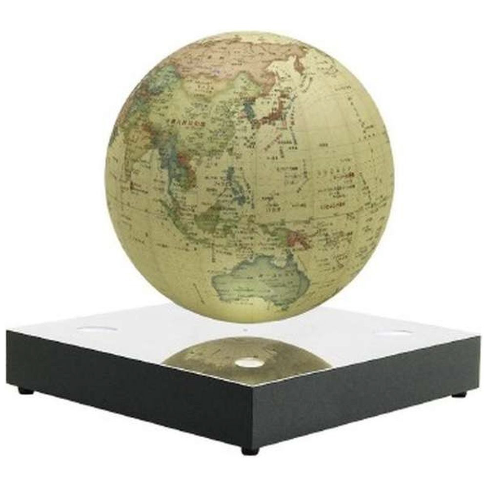 日本語の宙に浮く地球儀～21cm～アンティーク FL21ANT｜の通販は