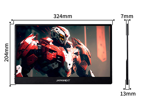 JN-MD-14i144F USB-C接続 モバイルモニター ［14.0型 /フルHD(1920