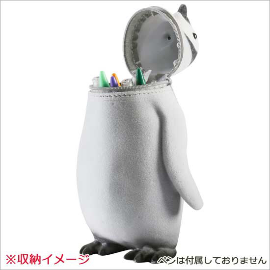 ペンギンポーチ(ぺんぎんの小物入れ) ペンケース ペン立て 魚 ペンギンポーチ(ぺんぎんの小物入れ) ペンケース ペン立て 魚