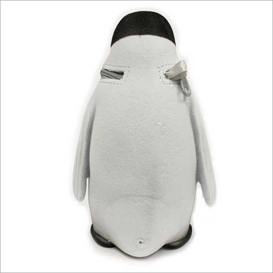ペンギン 爬虫類 魚フィギュア ケース入り ペンギンポーチ(ぺんぎんの小物入れ) ペンケース ペン立て 魚