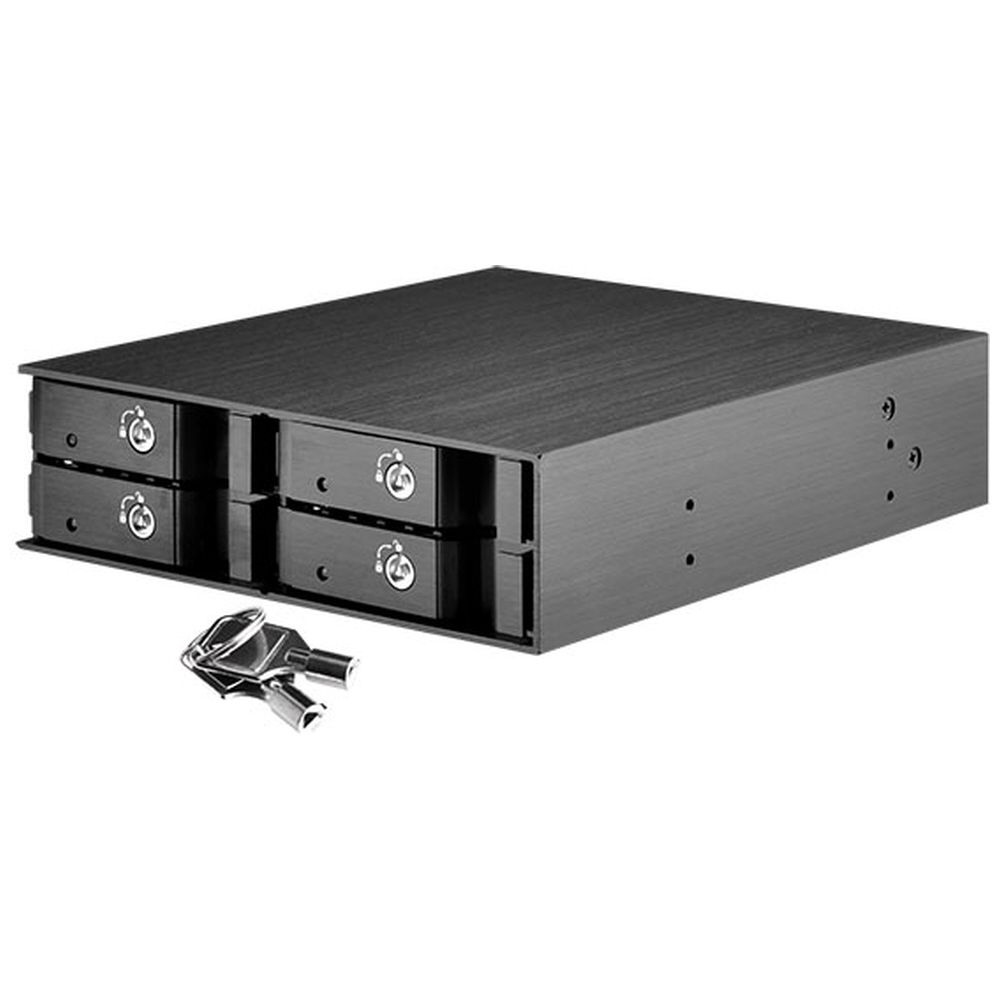 SilverStone 2.5インチSATA HDD/SSD用リムーバブルケース FS212 SATA&frasl;SASリムーバブルケース [5.25インチベイ→SSD&frasl;HDD 2.5