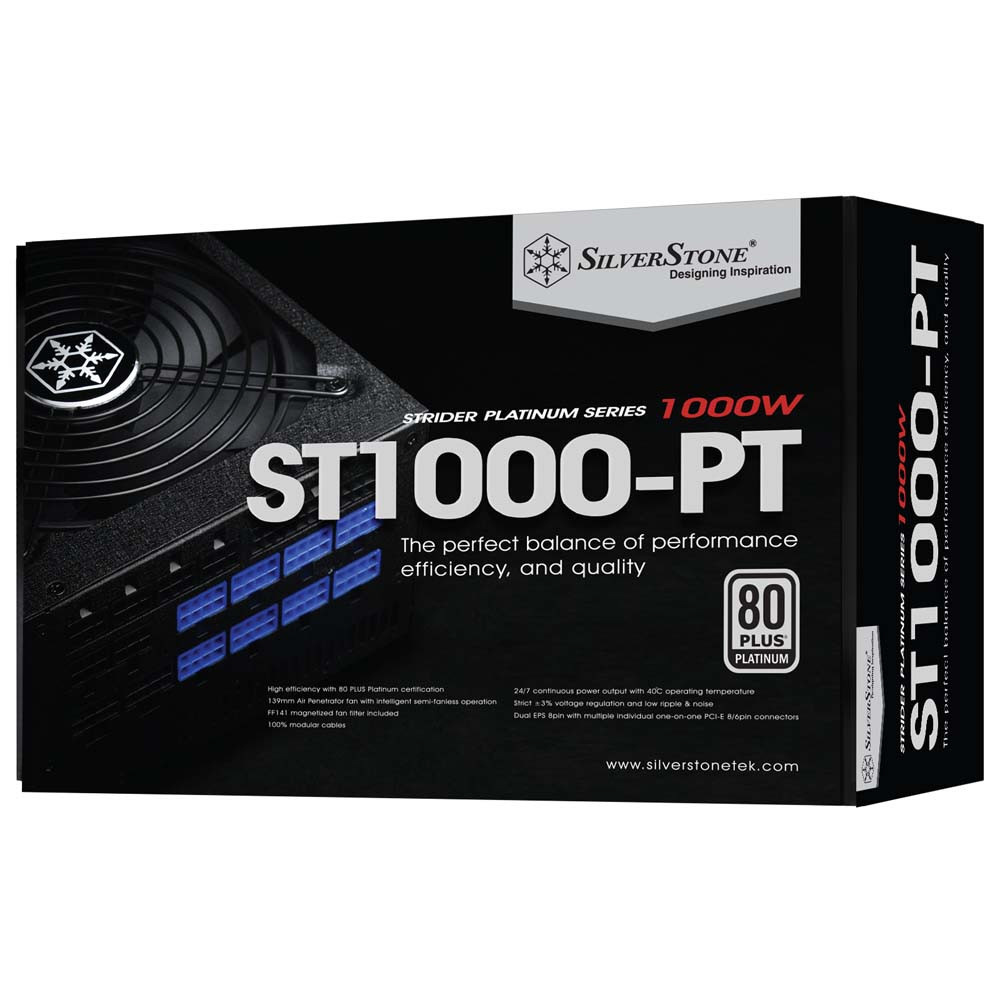 最も SilverStone PC電源 1000W 80PLUS PLATINUM