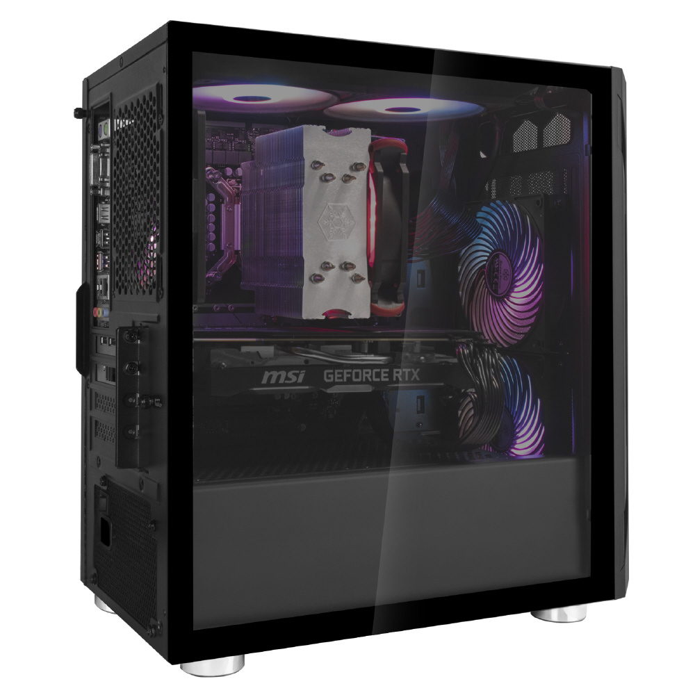 SilverStone PCケース Micro-ATX/Mini-DTX/Mini-ITX対応 スチール