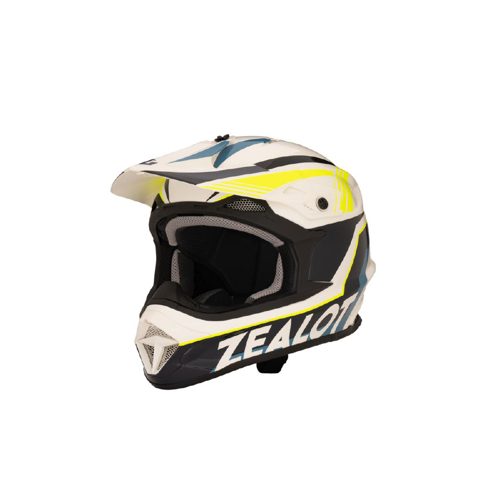 ZEALOT(ジーロット) マッドジャンパー2 オフロード用ヘルメット オフロード グラフィックブラック/グレー Sサイズ 55-56cm  MJ0015/S