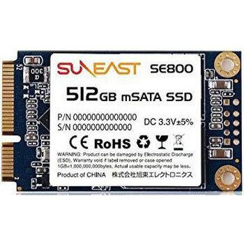 新品 未使用 SUNEAST SSD 512GB mSATA