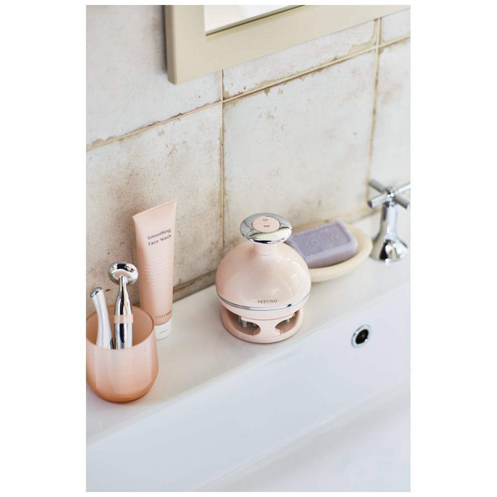 中古品〕 SMHB-019-PK 充電式ヘッドウォッシュスパ FESTINO