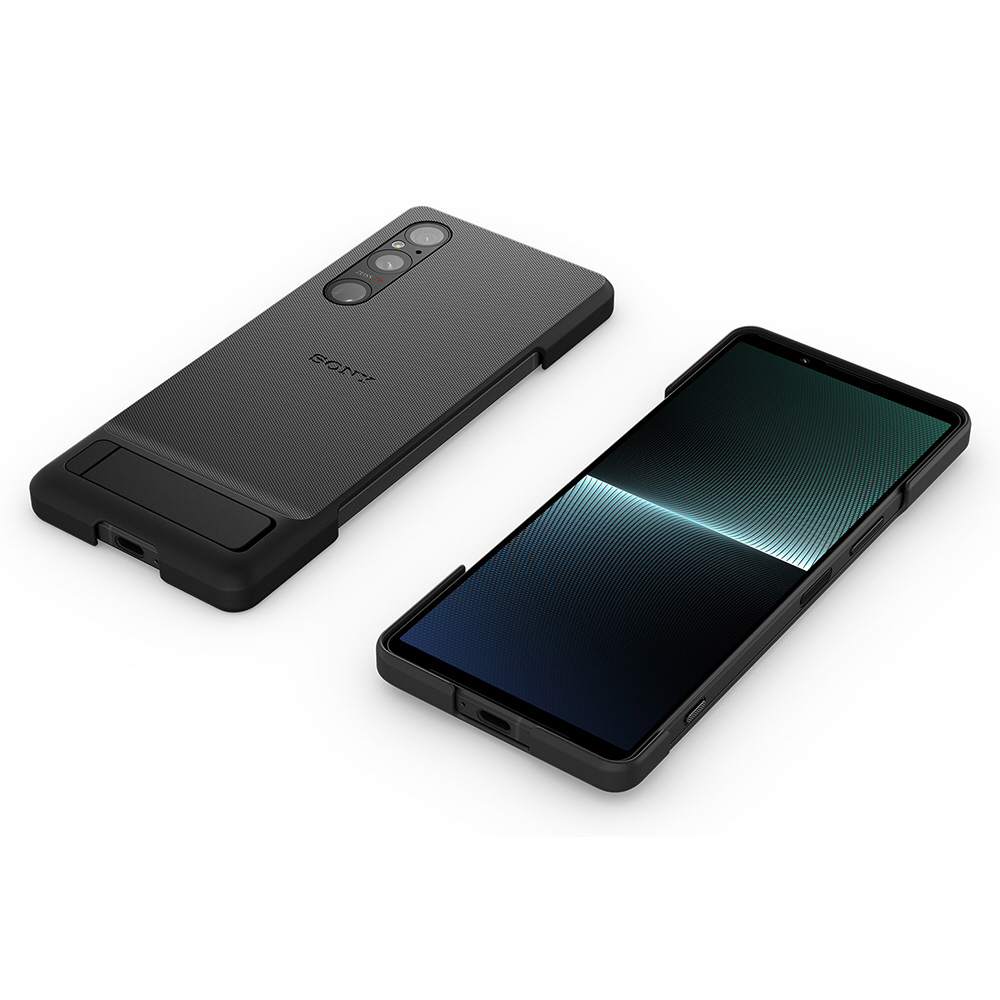 Xperia 1 V Style Cover with Stand Platinum Silver プラチナ Xperia 1 V Style Cover with Stand Platinum Silver プラチナ
