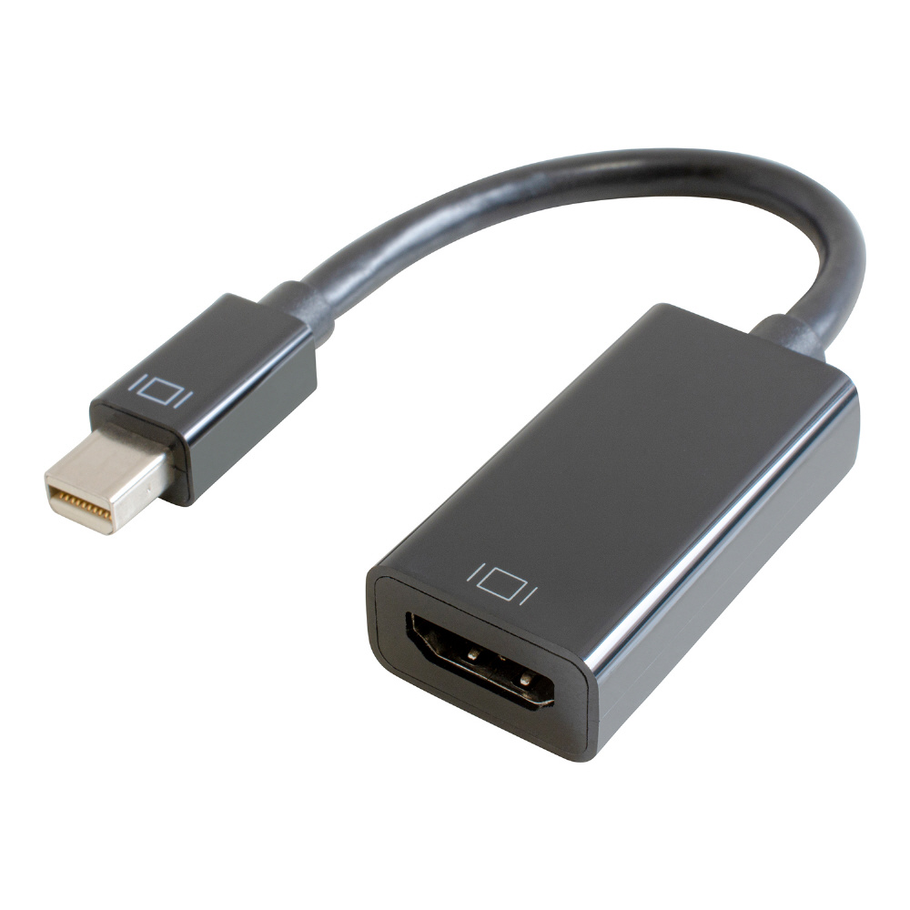 GOPPA Mini DisplayPort→HDMI変換アダプタ 15cm GP-MDPHDH W - 分配器