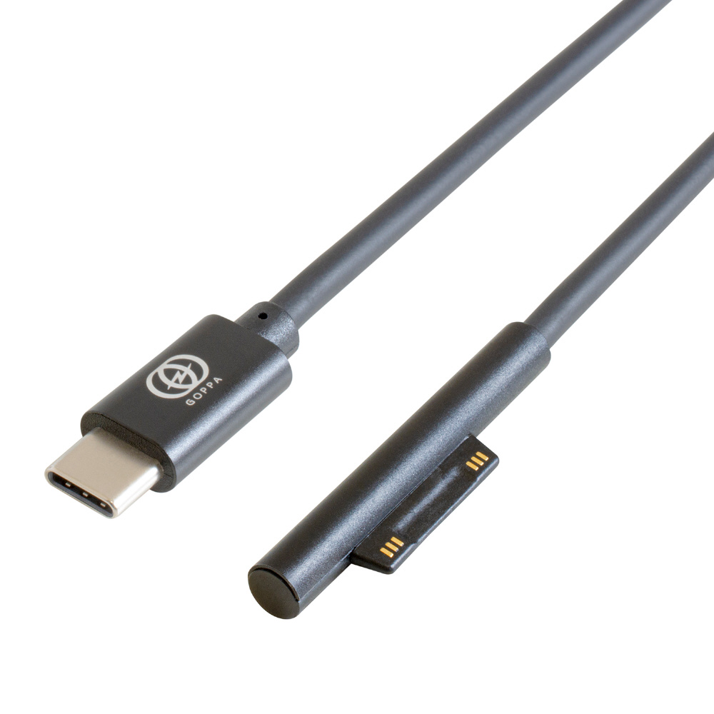 USB-C ⇔ Microsoft Surfaceケーブル [充電 /1.8m /USB Power Delivery /45W]  GP-TCS180CM/B｜の通販はソフマップ[sofmap]
