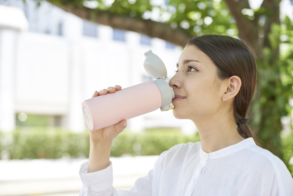 ステンレス製マグボトル [350ml ワンタッチ] パステルグリーン