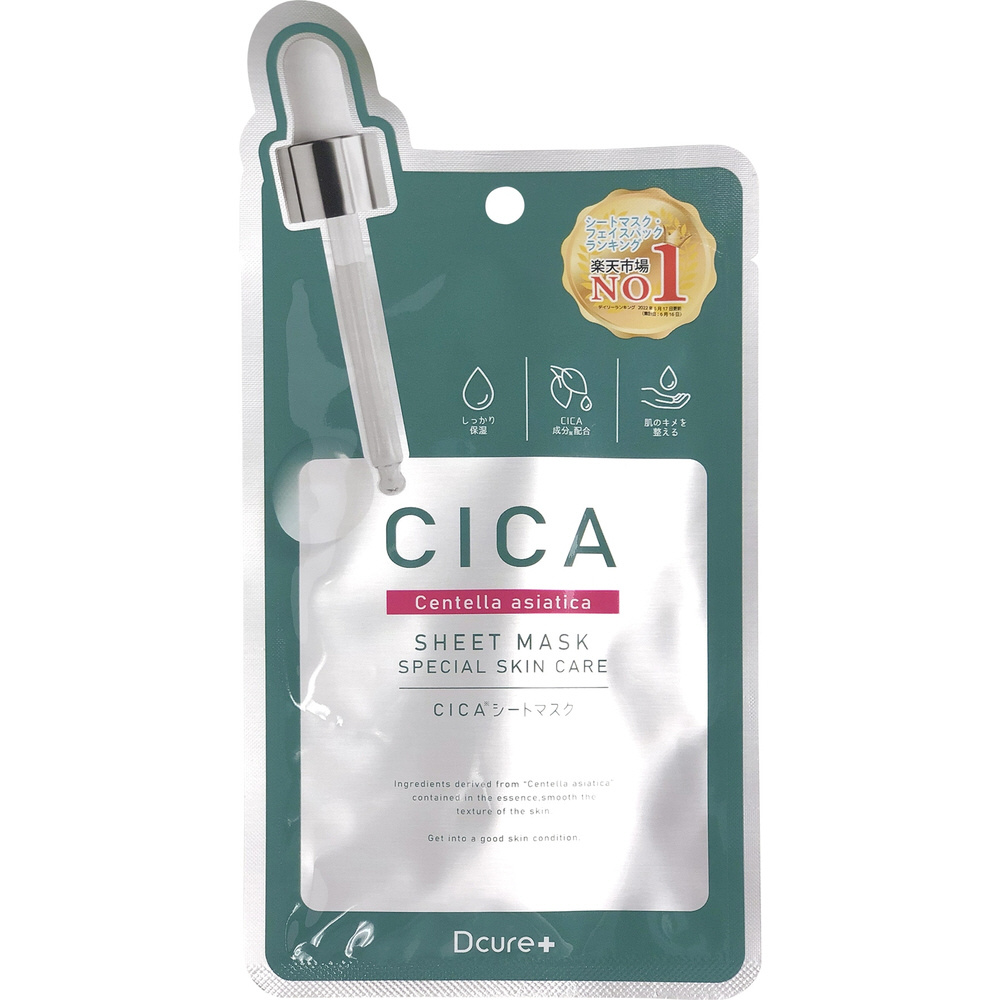 Dcure＋（ディーキュア）フェイスマスク 1枚 CICA｜の通販は