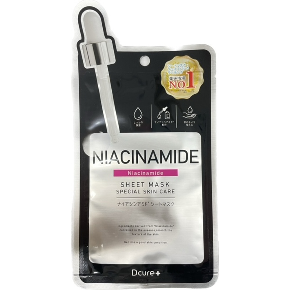 Dcure＋（ディーキュア）フェイスマスク ナイアシンアミド 1枚｜の通販